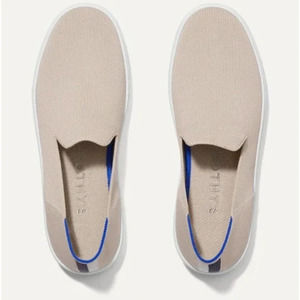 Rothys The Original Slip On Sneaker in Sand Beige Women's Size 11